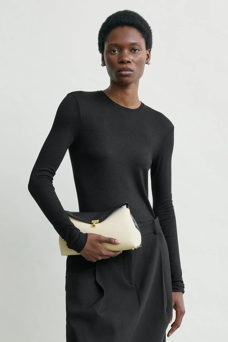 T-Lock Embroidered Clutch-TOTEME-Boyds Philadelphia