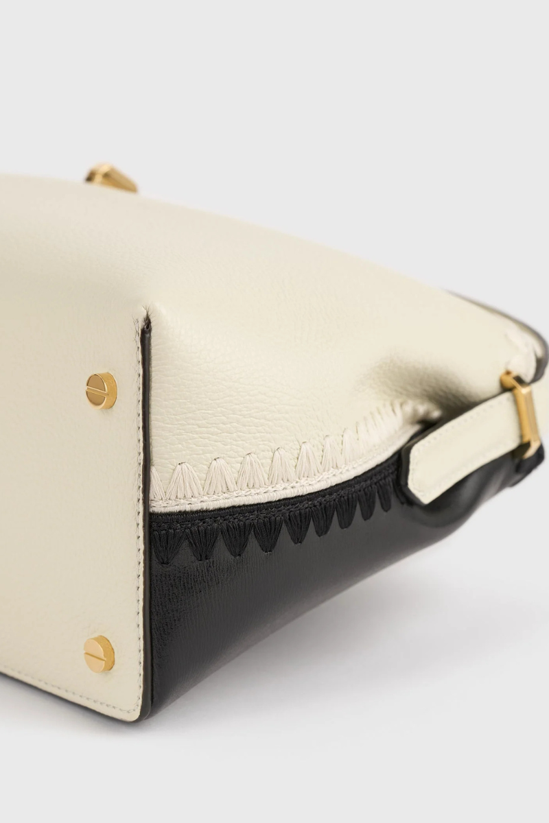 T-Lock Embroidered Top Handle Bag-TOTEME-Boyds Philadelphia