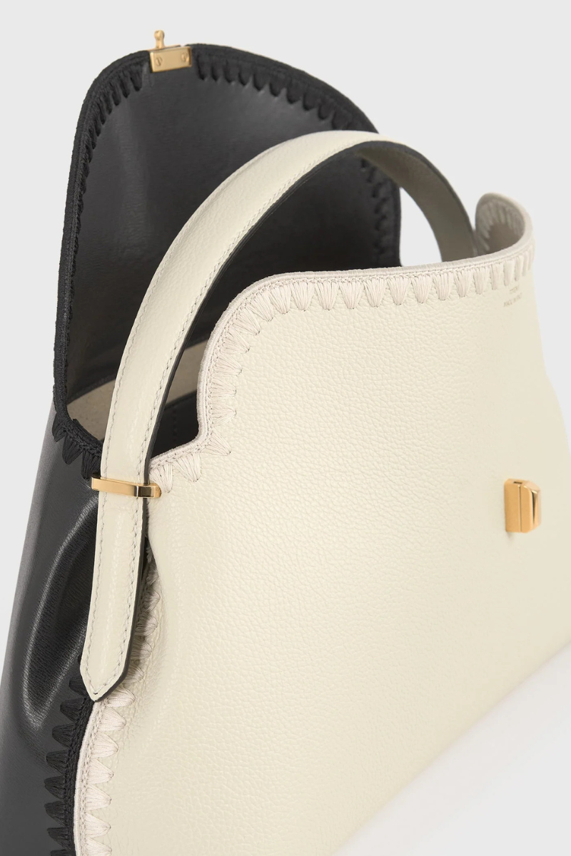 T-Lock Embroidered Top Handle Bag-TOTEME-Boyds Philadelphia