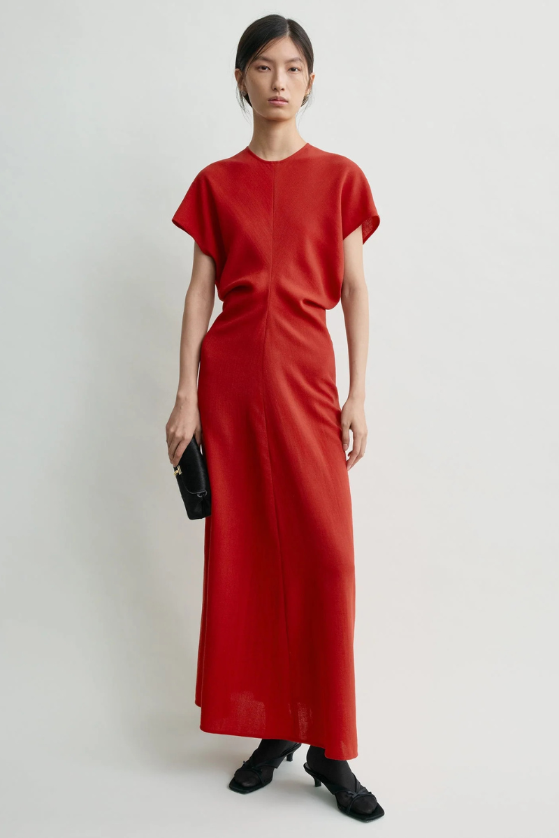 toteme slouch waist maxi dress Slouch Waist Dress by TOTEME