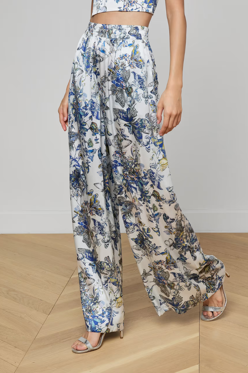 Lillian Silk Wide-Leg Pant-L'AGENCE-Boyds Philadelphia