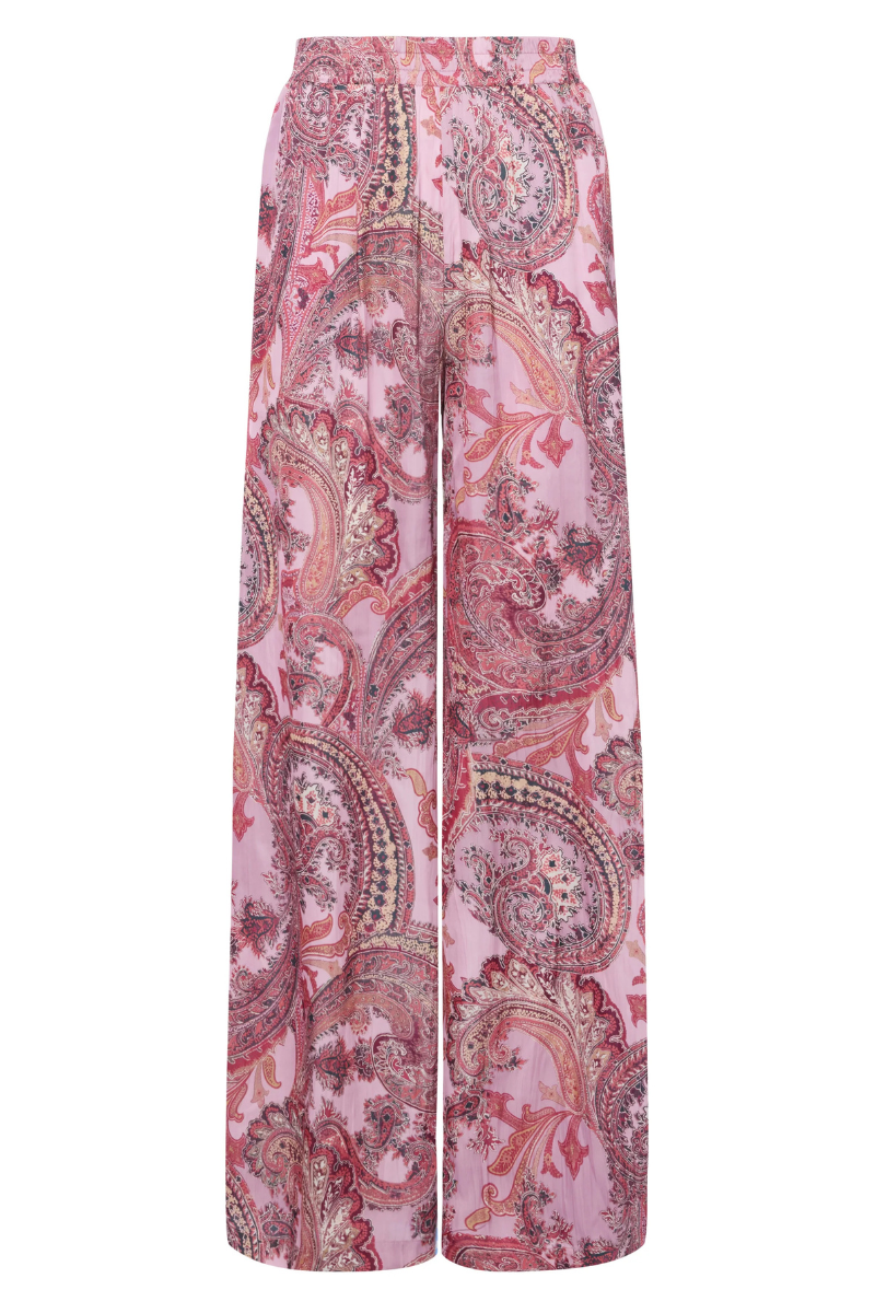 Lillian Satin Wide-Leg Pant-L'AGENCE-Boyds Philadelphia