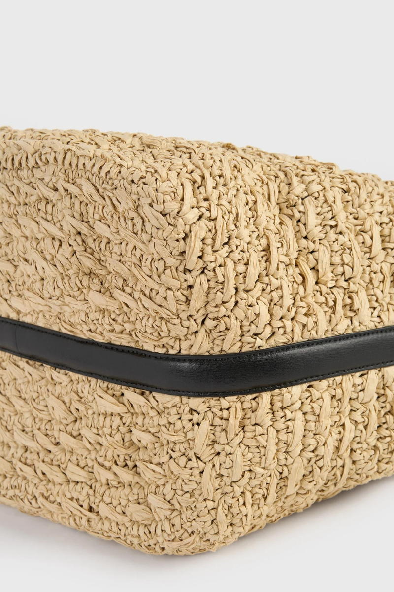 Belted Paper Raffia Tote-TOTEME-Boyds Philadelphia