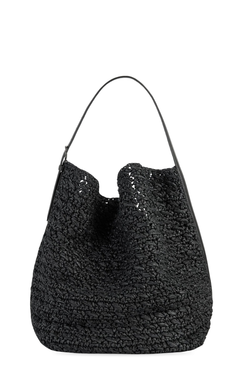 Belted Paper Raffia Tote-TOTEME-Boyds Philadelphia