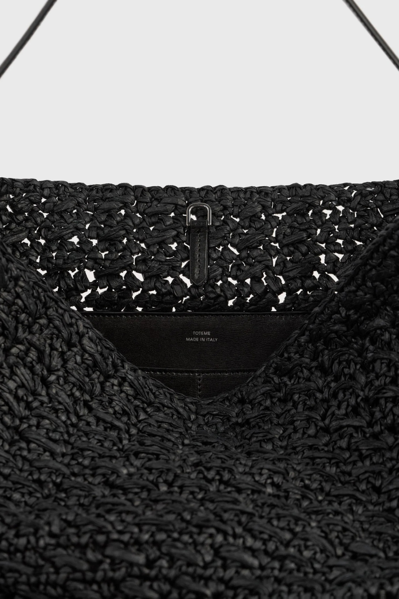 Belted Paper Raffia Tote-TOTEME-Boyds Philadelphia
