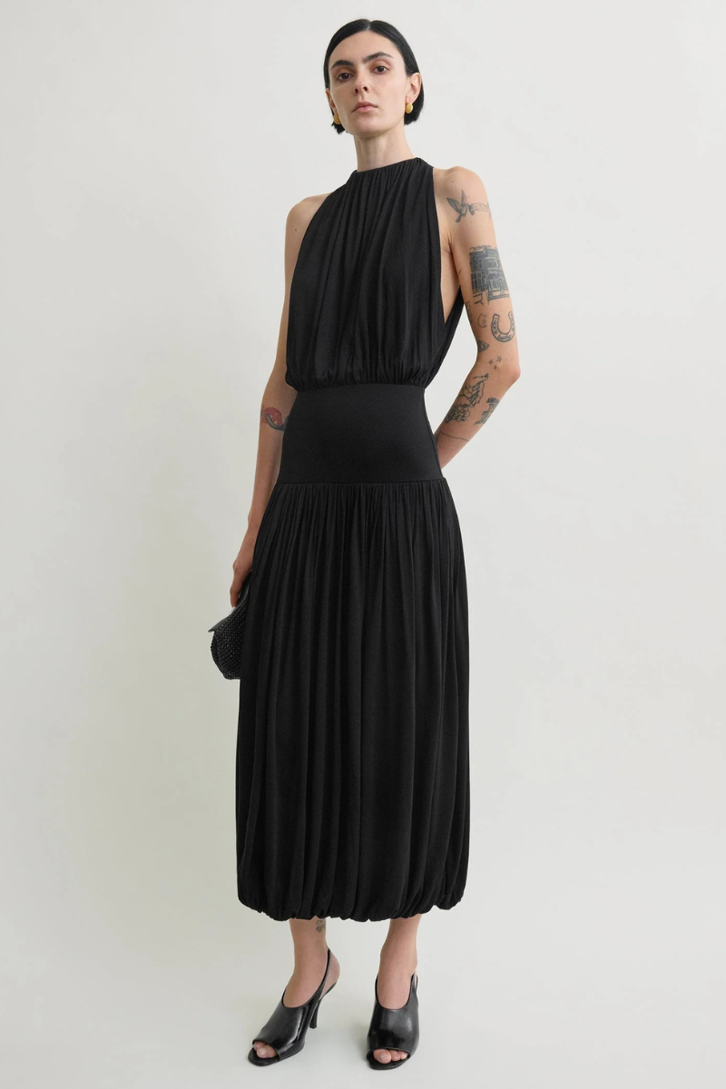 Soft Gathered Dress-TOTEME-Boyds Philadelphia