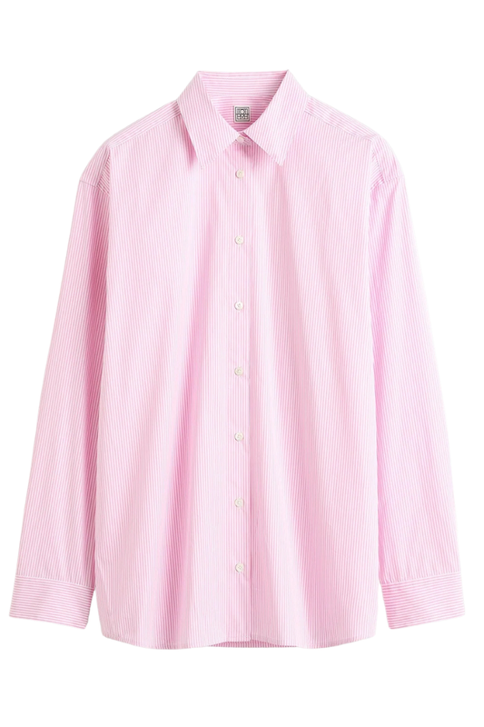 Classic Tumbled Striped Shirt-TOTEME-Boyds Philadelphia