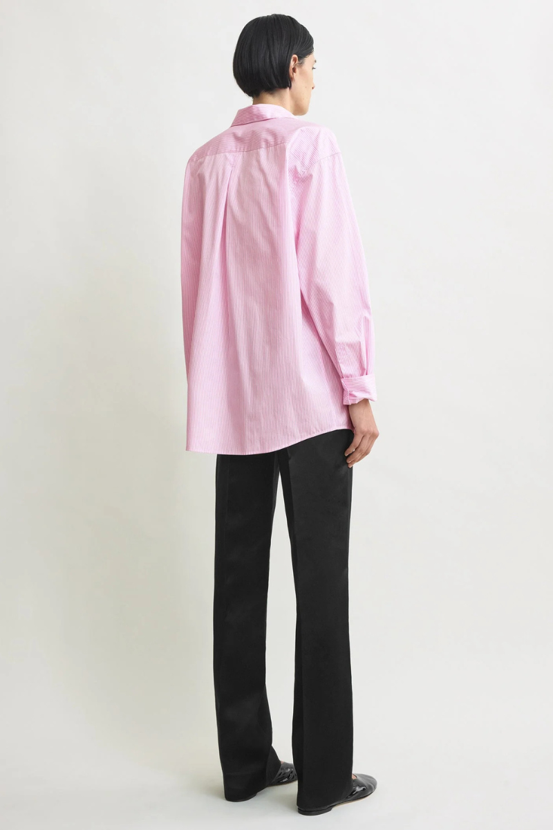 Classic Tumbled Striped Shirt-TOTEME-Boyds Philadelphia