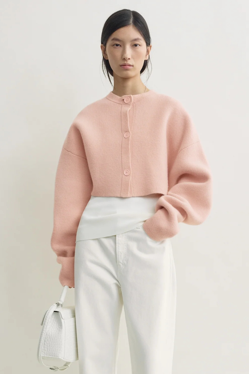 Cropped Oversized Cardigan-TOTEME-Boyds Philadelphia