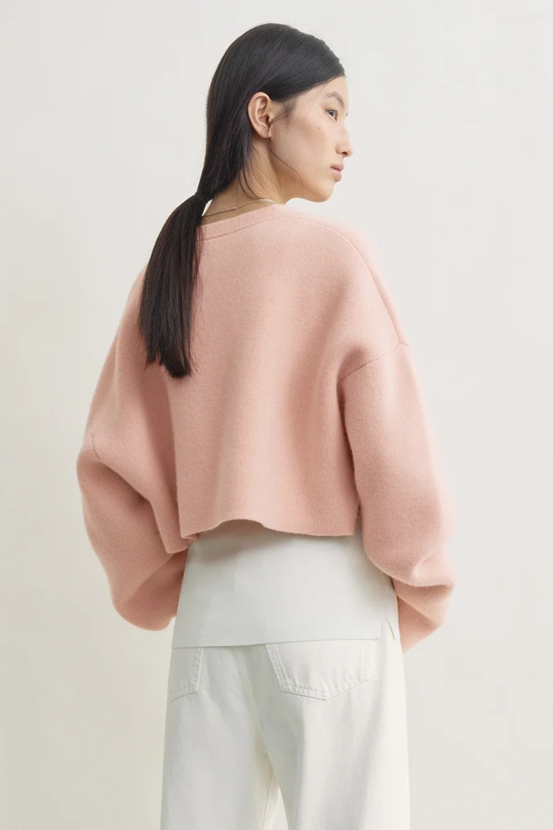 Cropped Oversized Cardigan-TOTEME-Boyds Philadelphia