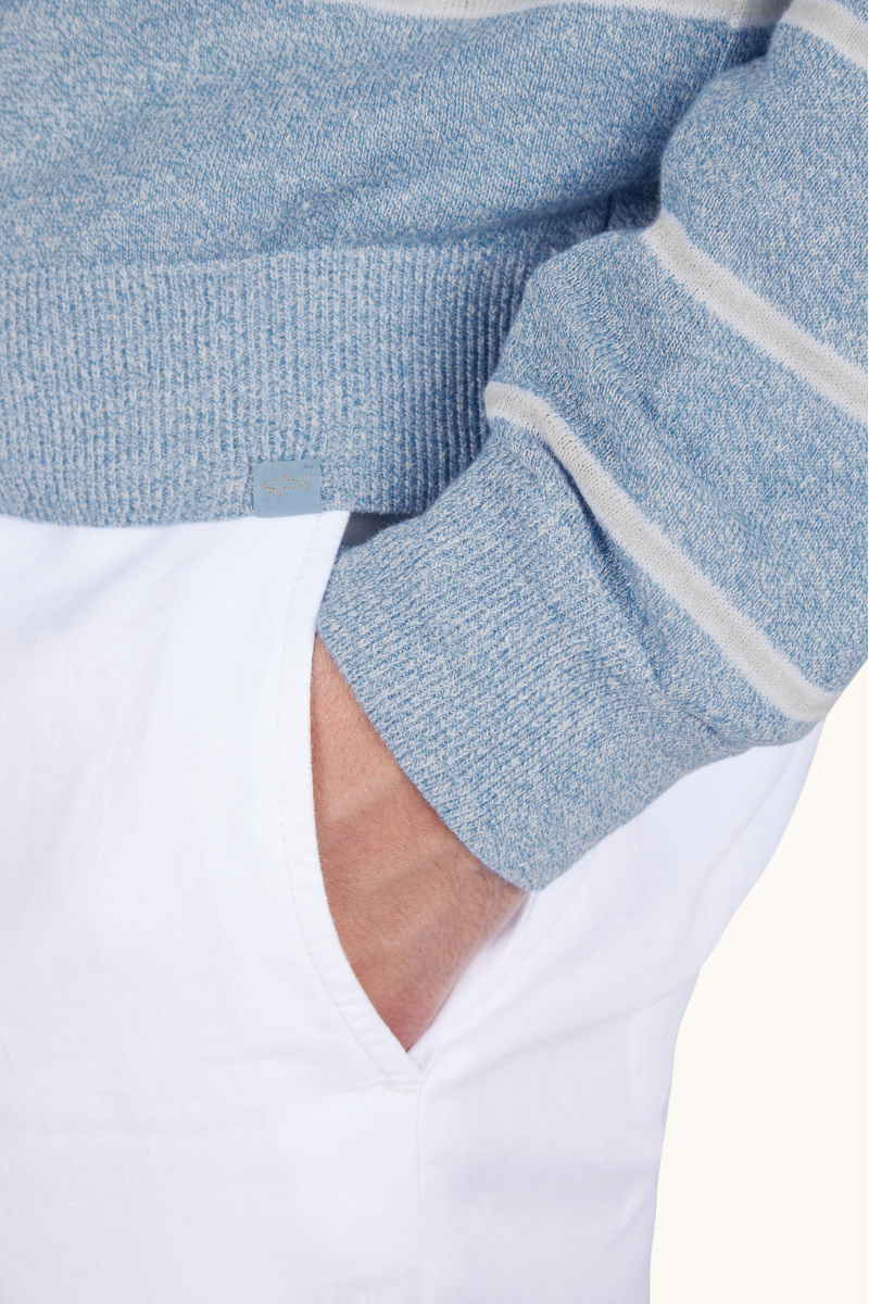 Striped Crewneck Sweater-Paul & Shark-Boyds Philadelphia