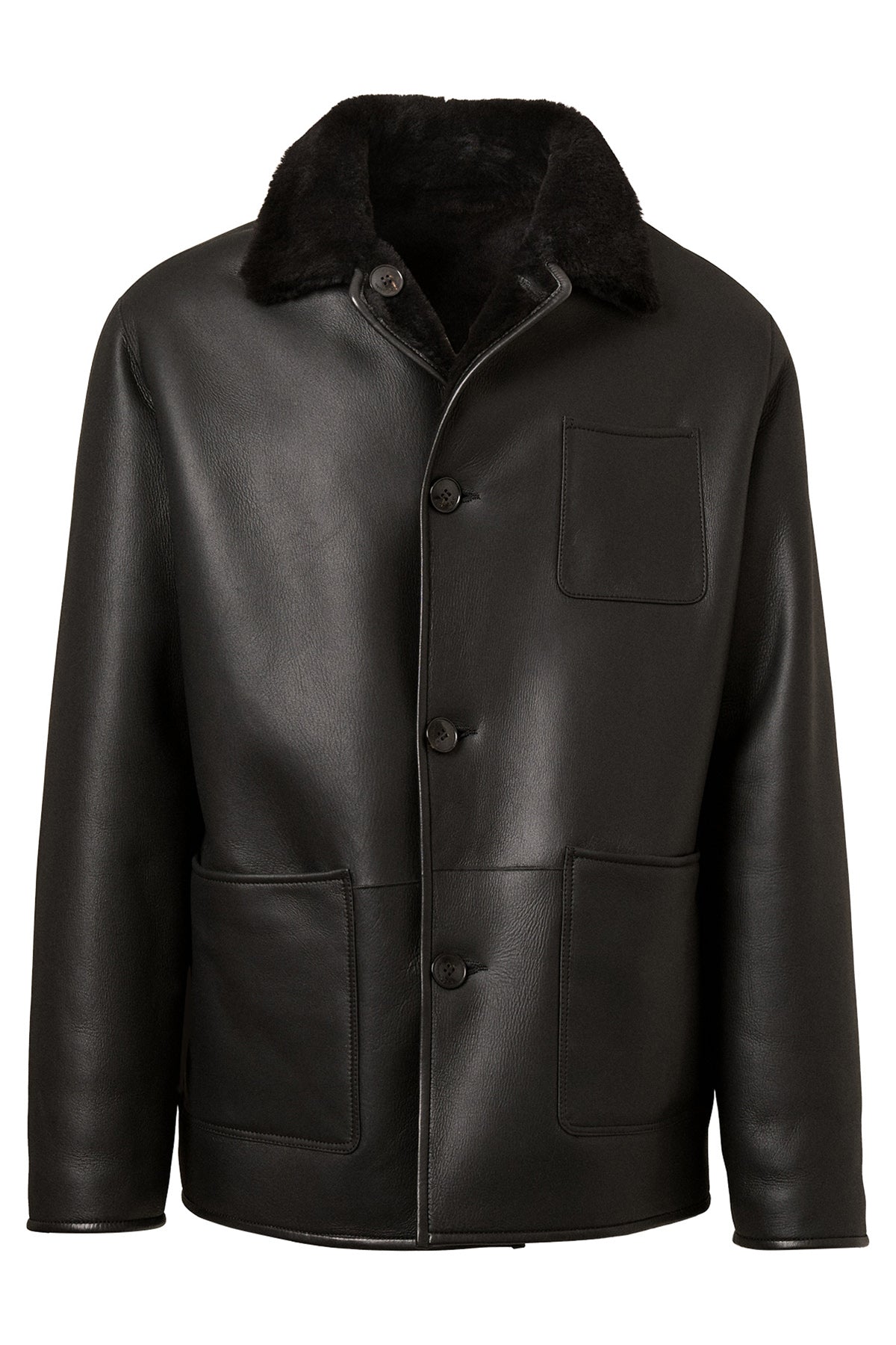 Reversible Shearling Jacket-Manzoni 24-Boyds Philadelphia