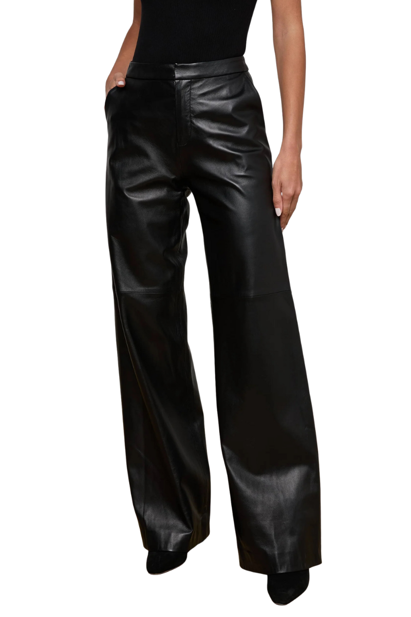 Livvy Leather Trouser-L'AGENCE-Boyds Philadelphia