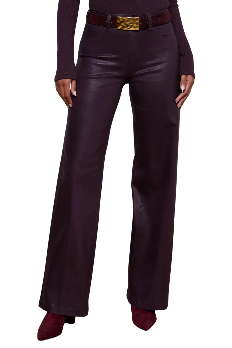 Scottie Coated Wide-Leg Jean-L'AGENCE-Boyds Philadelphia