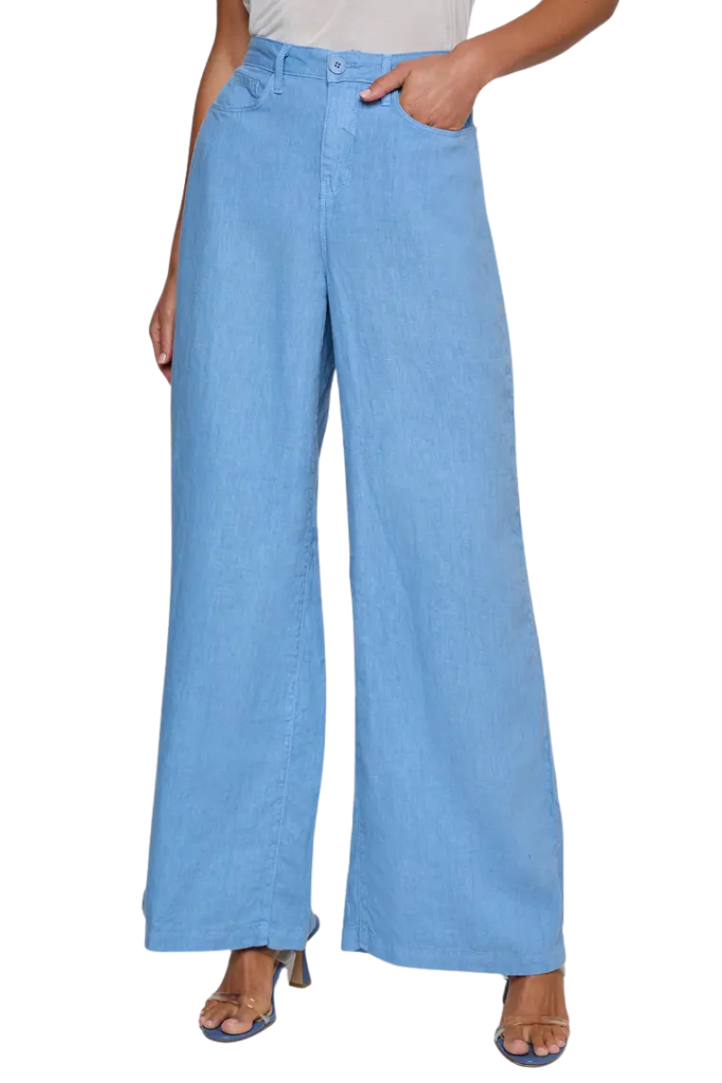 Amara Linen Wide-Leg Pant-L'AGENCE-Boyds Philadelphia