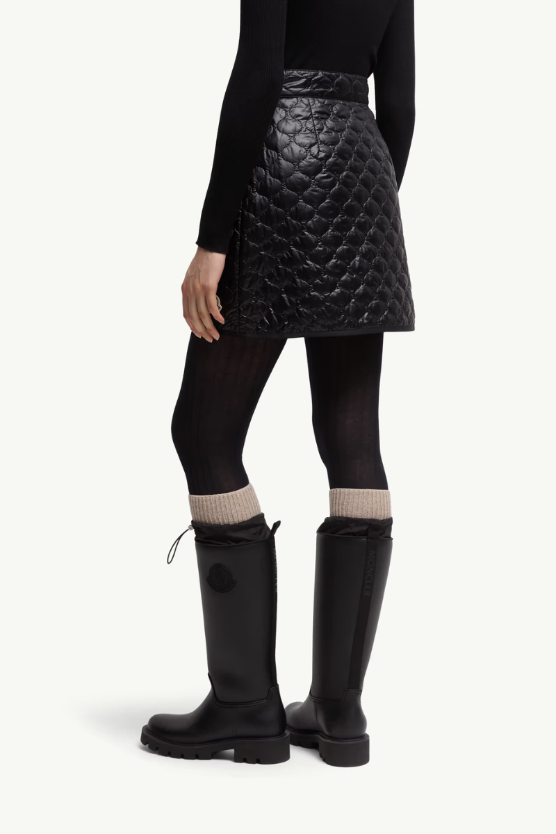 Square-Quilted Padded Mini Skirt-Moncler-Boyds Philadelphia