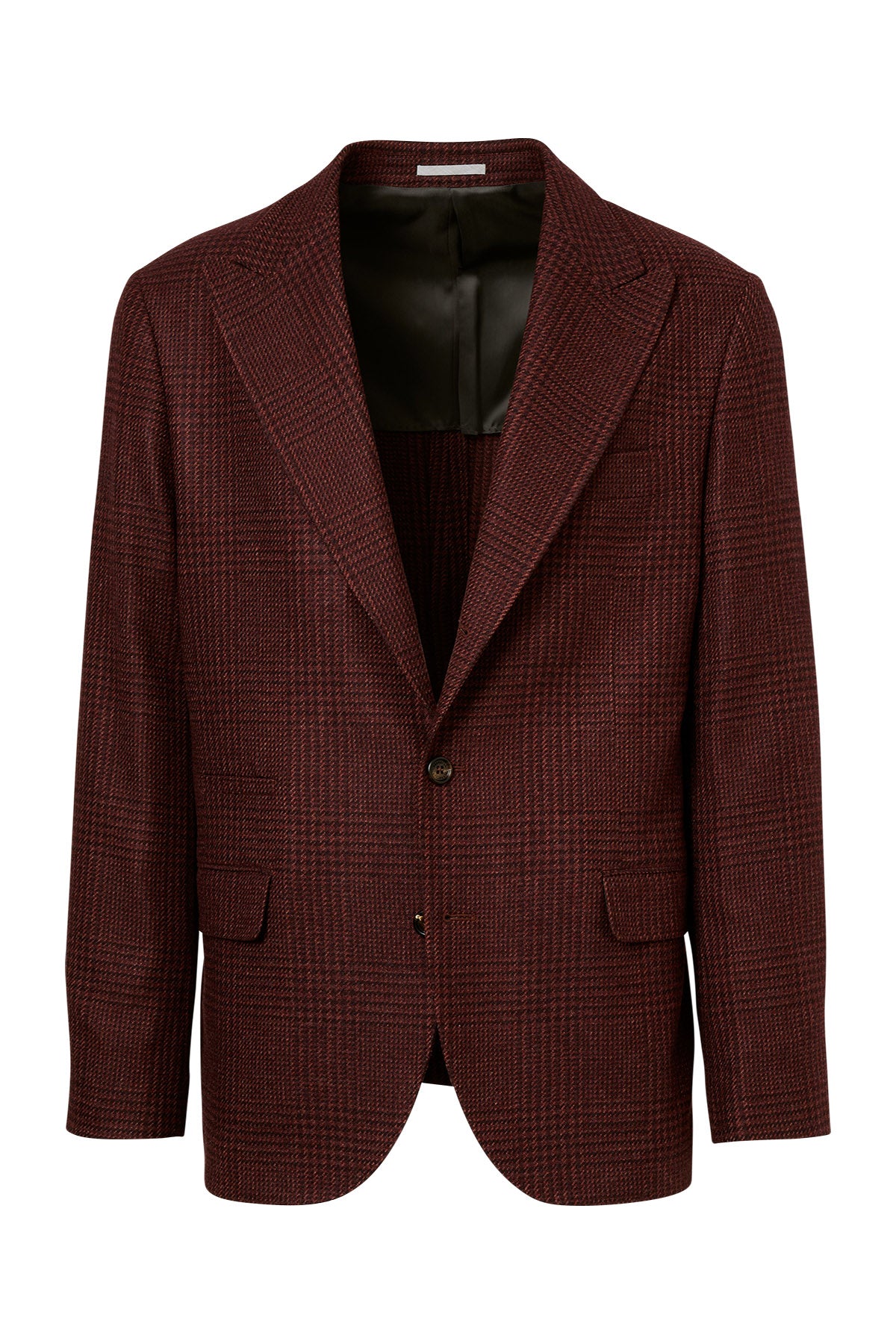 Glen Check Peaked Lapel Blazer-Brunello Cucinelli-Boyds Philadelphia