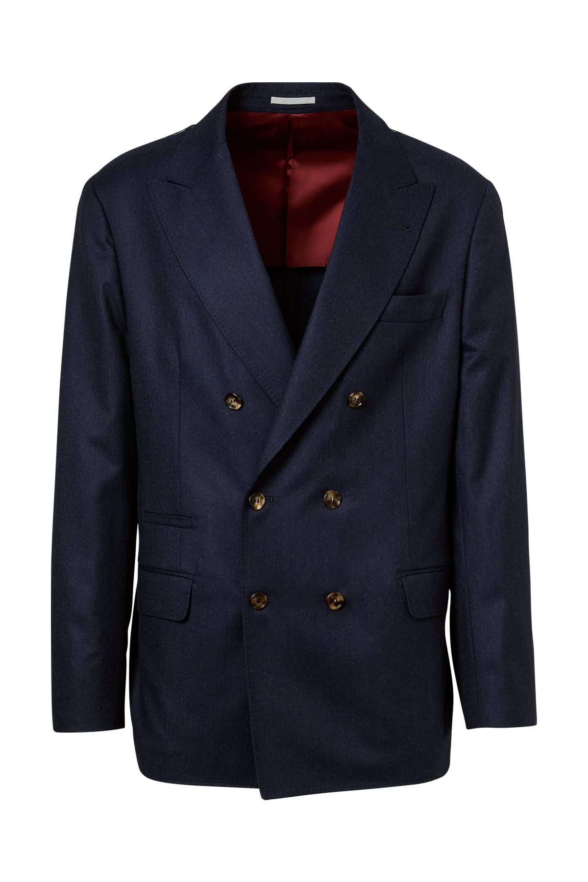 Double Breasted Peaked Lapel Blazer-Brunello Cucinelli-Boyds Philadelphia