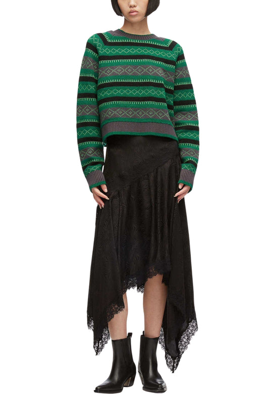 Wool Fair Isle Crewneck Pullover-3.1 Phillip Lim-Boyds Philadelphia