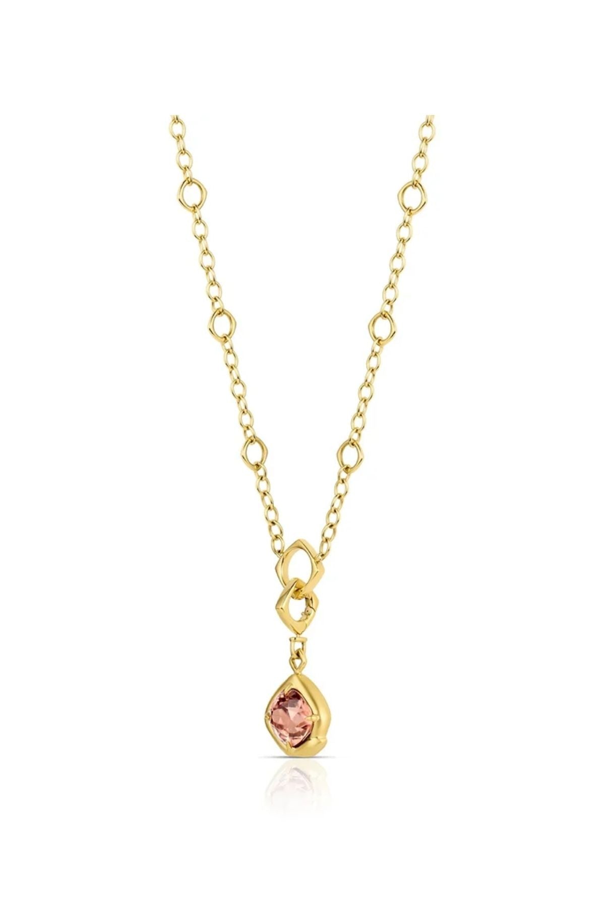 Blush Zircon Ouroboros Amulet-12th HOUSE-Boyds Philadelphia