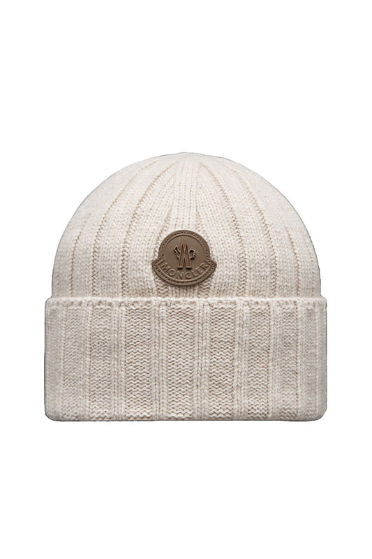 Logo Wool Beanie-Moncler-Boyds Philadelphia