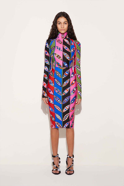 Girandole-Print Pencil Skirt-PUCCI-Boyds Philadelphia
