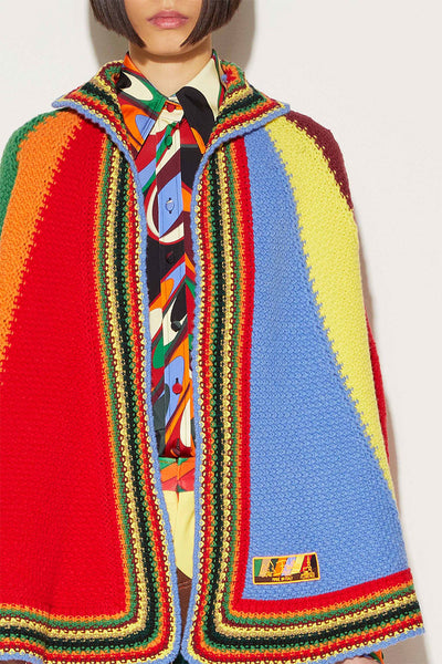 Colorblock Wool Cape-PUCCI-Boyds Philadelphia