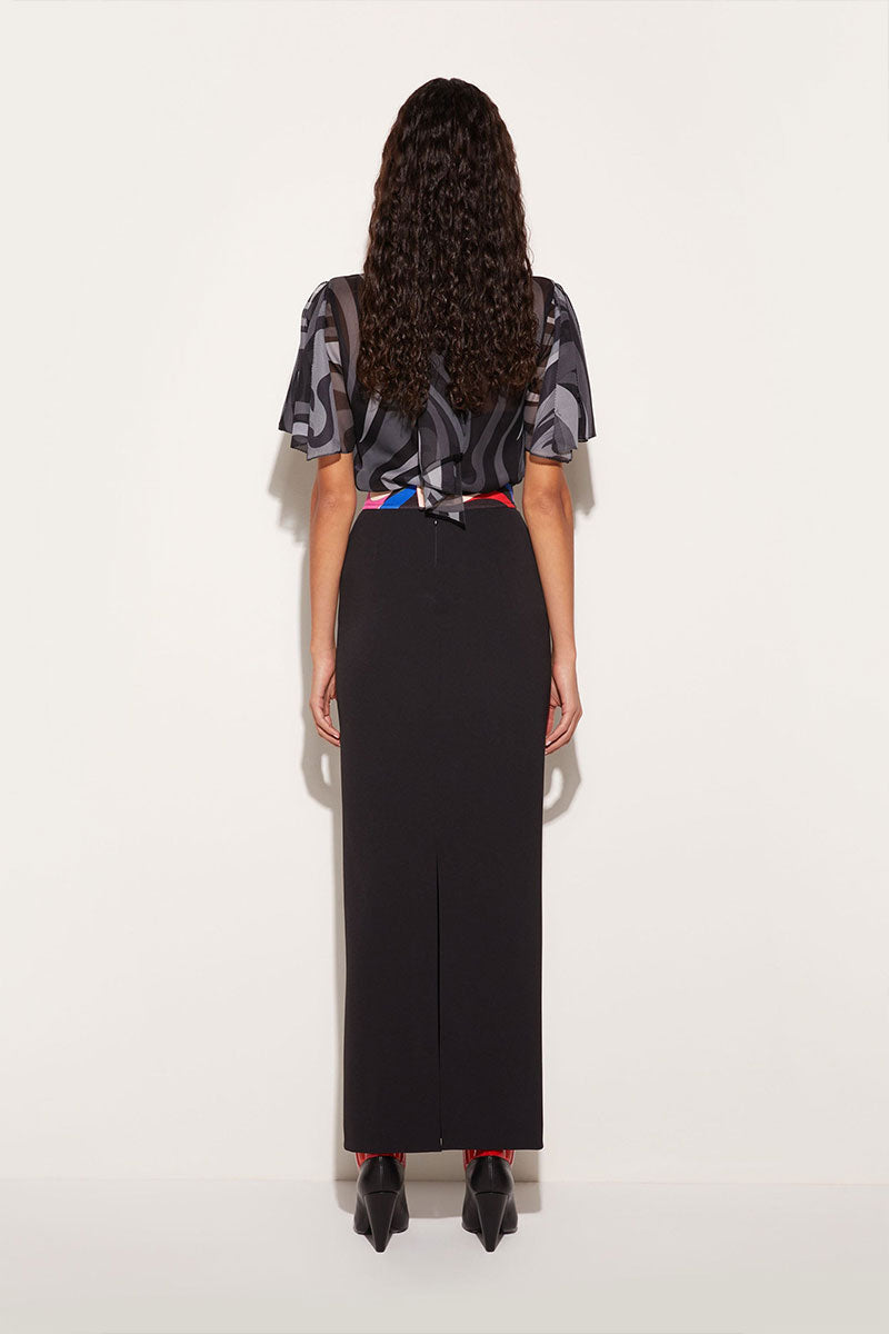 Marmo-Print Long Skirt-PUCCI-Boyds Philadelphia
