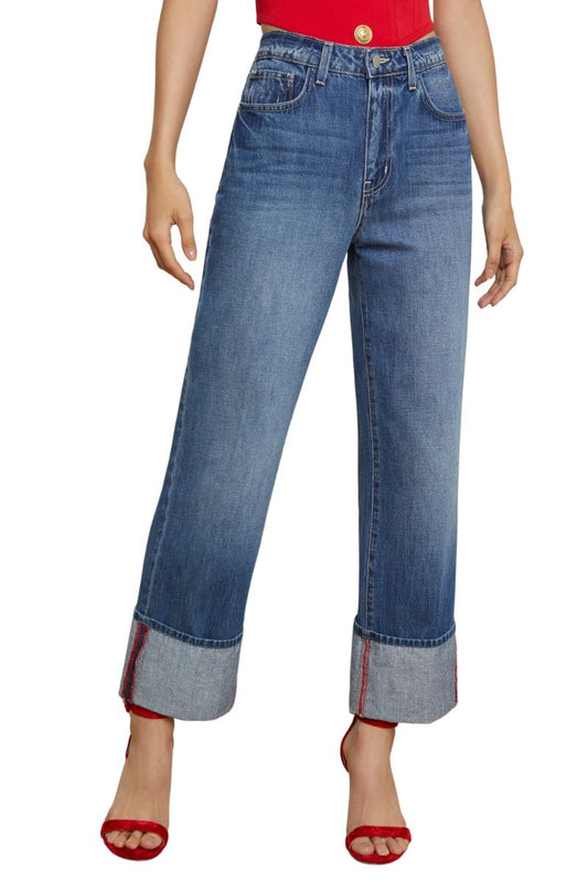 Leighton Cropped Stovepipe Jean-L'AGENCE-Boyds Philadelphia