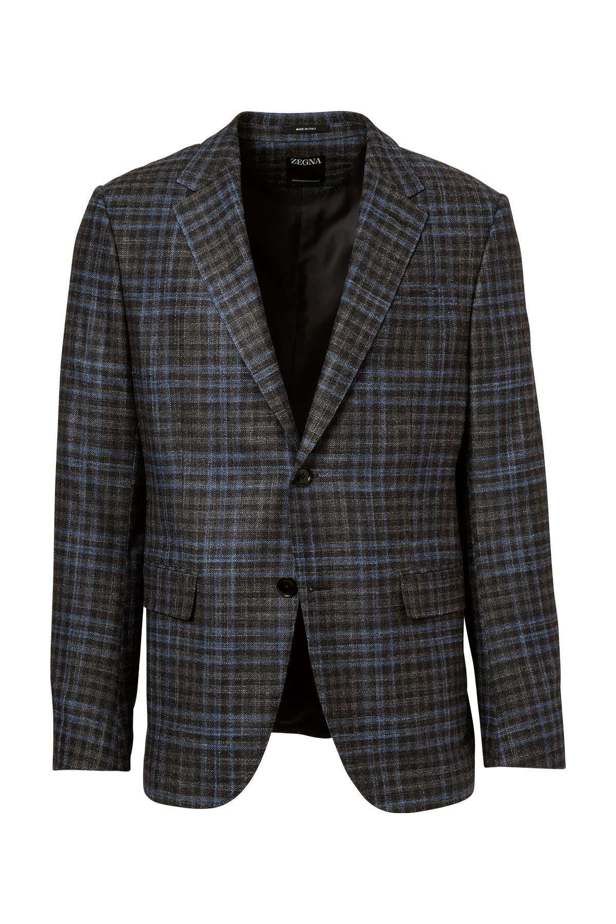 Two Button Plaid Sport Jacket-Zegna-Boyds Philadelphia