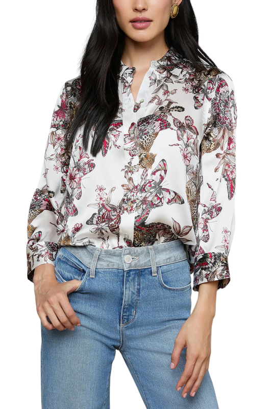Dani Silk Blouse-L'AGENCE-Boyds Philadelphia
