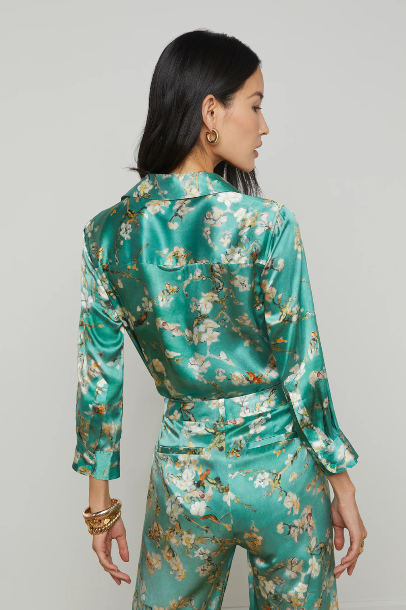 Dani Silk Blouse-L'AGENCE-Boyds Philadelphia