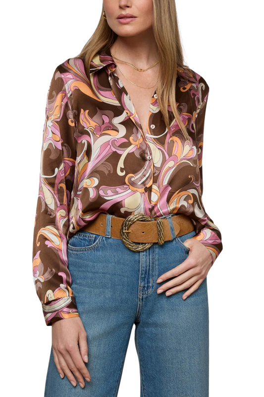 Tyler Silk Blouse-L'AGENCE-Boyds Philadelphia