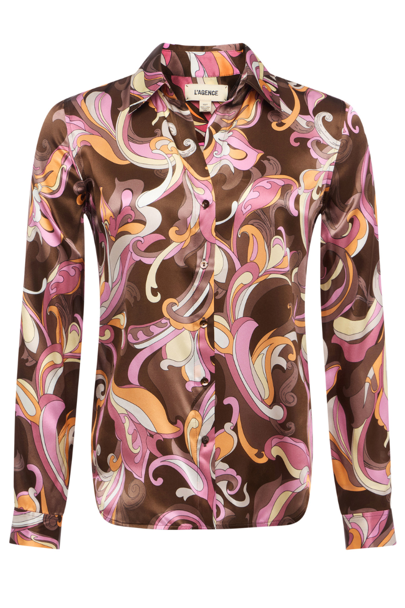 Tyler Silk Blouse-L'AGENCE-Boyds Philadelphia