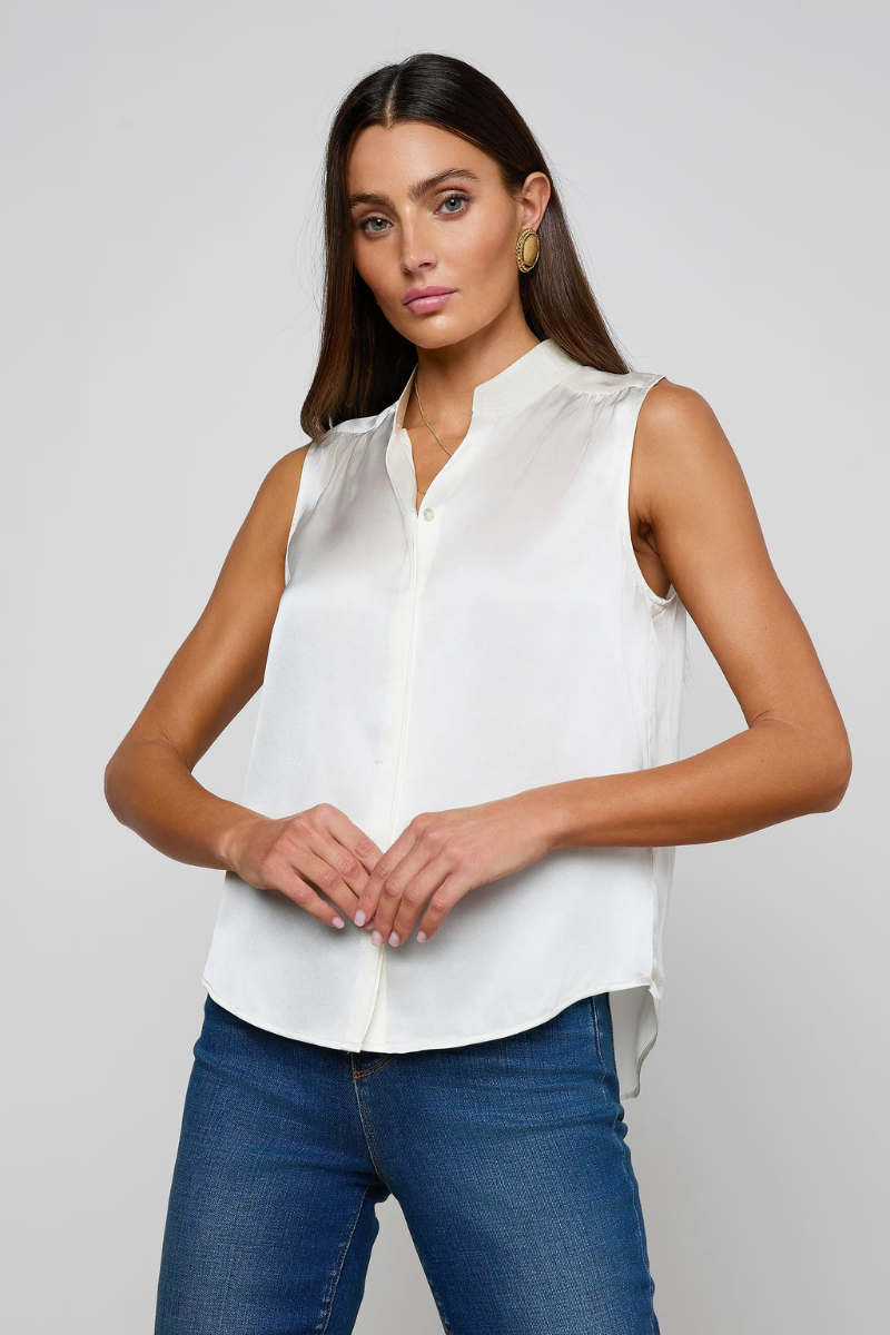 Phoebe Silk Blouse-L'AGENCE-Boyds Philadelphia