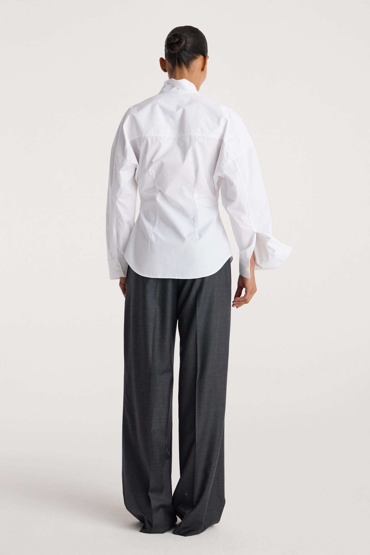 Poplin Uneven Collar Shirt-Róhe-Boyds Philadelphia