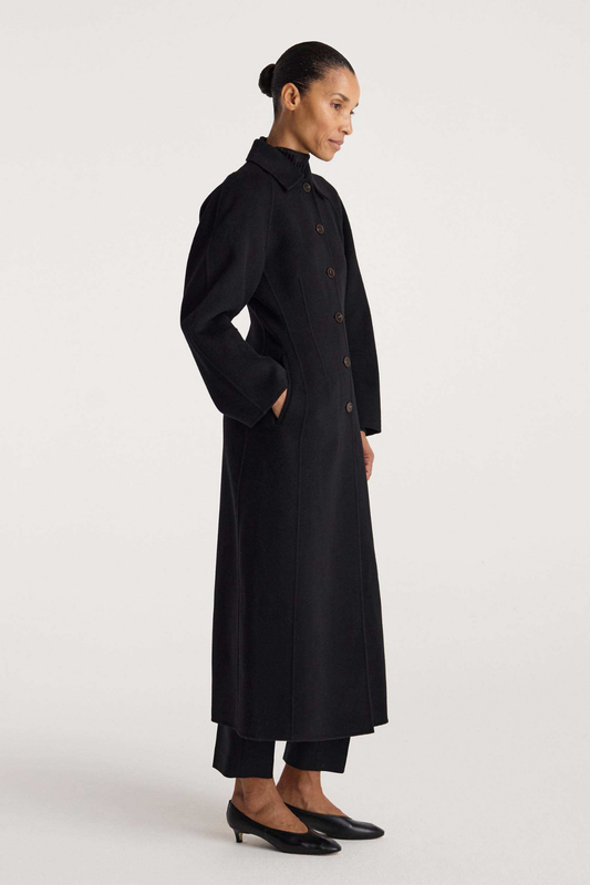 Double-Faced Elongated Sculptural Coat
