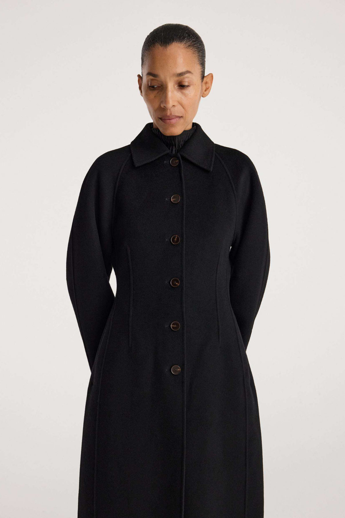 Double-Faced Elongated Sculptural Coat-Róhe-Boyds Philadelphia