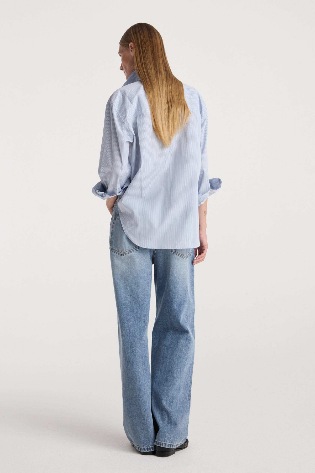 Draped Collar Shirt-Róhe-Boyds Philadelphia