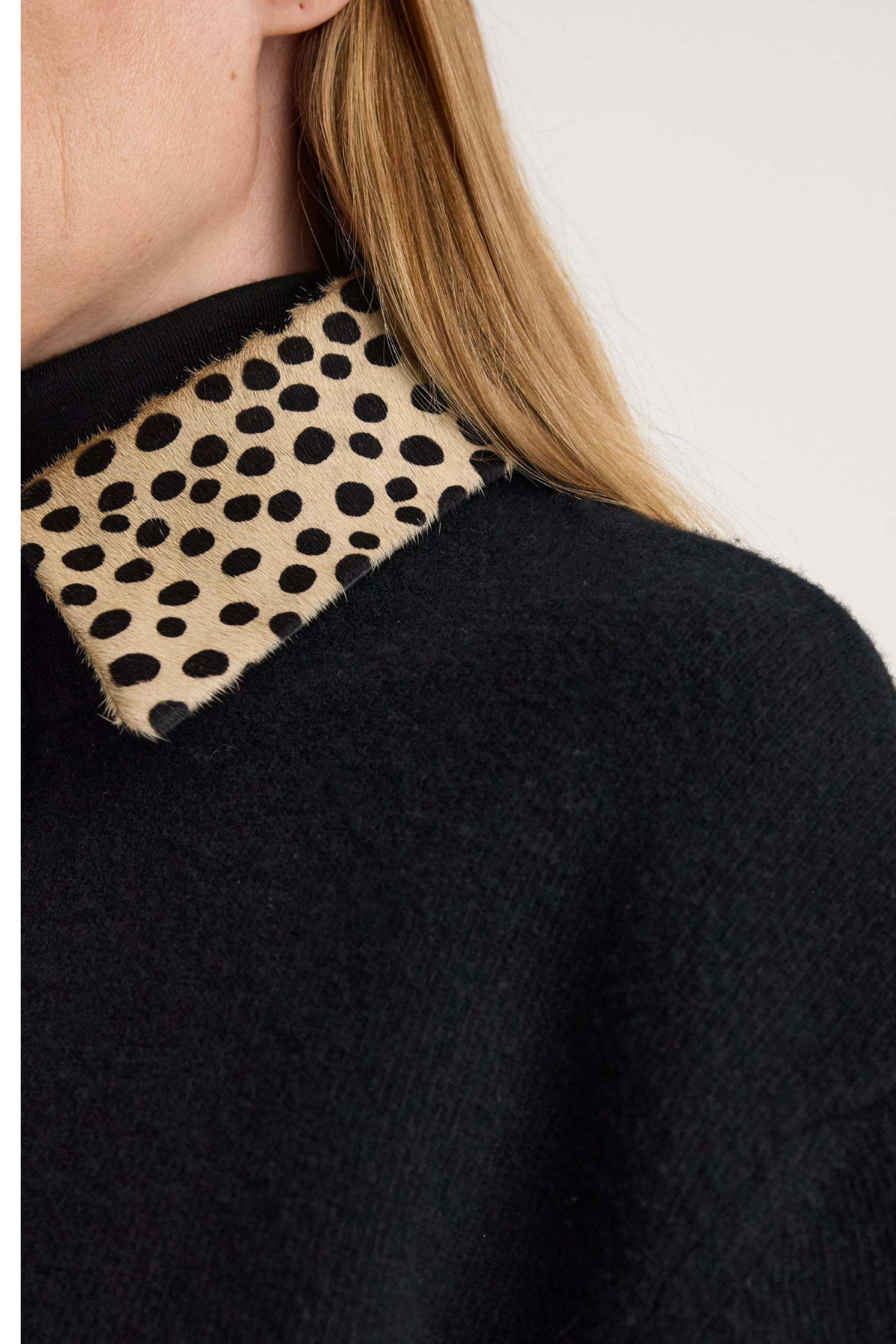 Cheetah Collar Cardigan