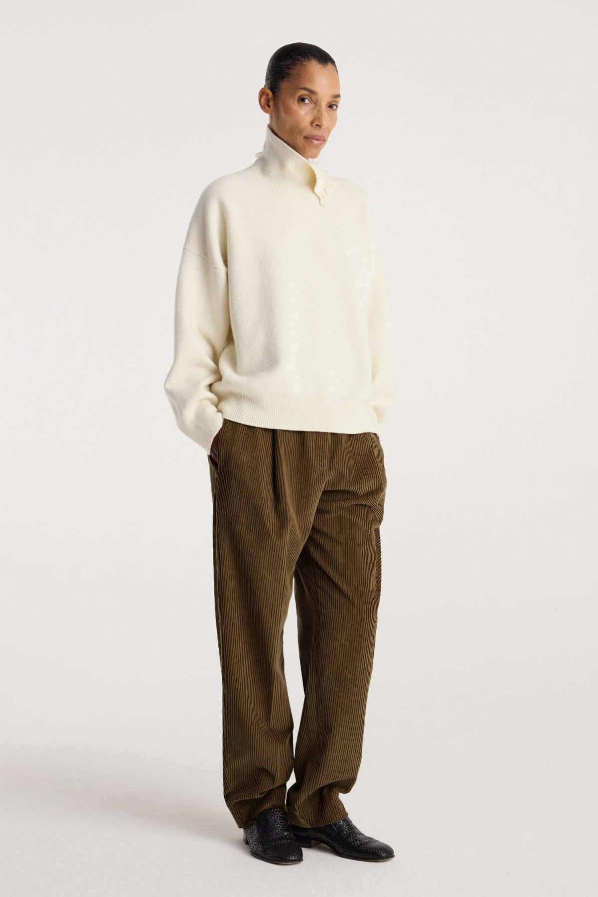 Turtleneck with Raw Details-Róhe-Boyds Philadelphia