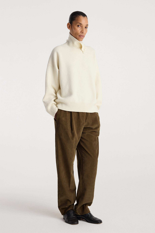 Turtleneck with Raw Details