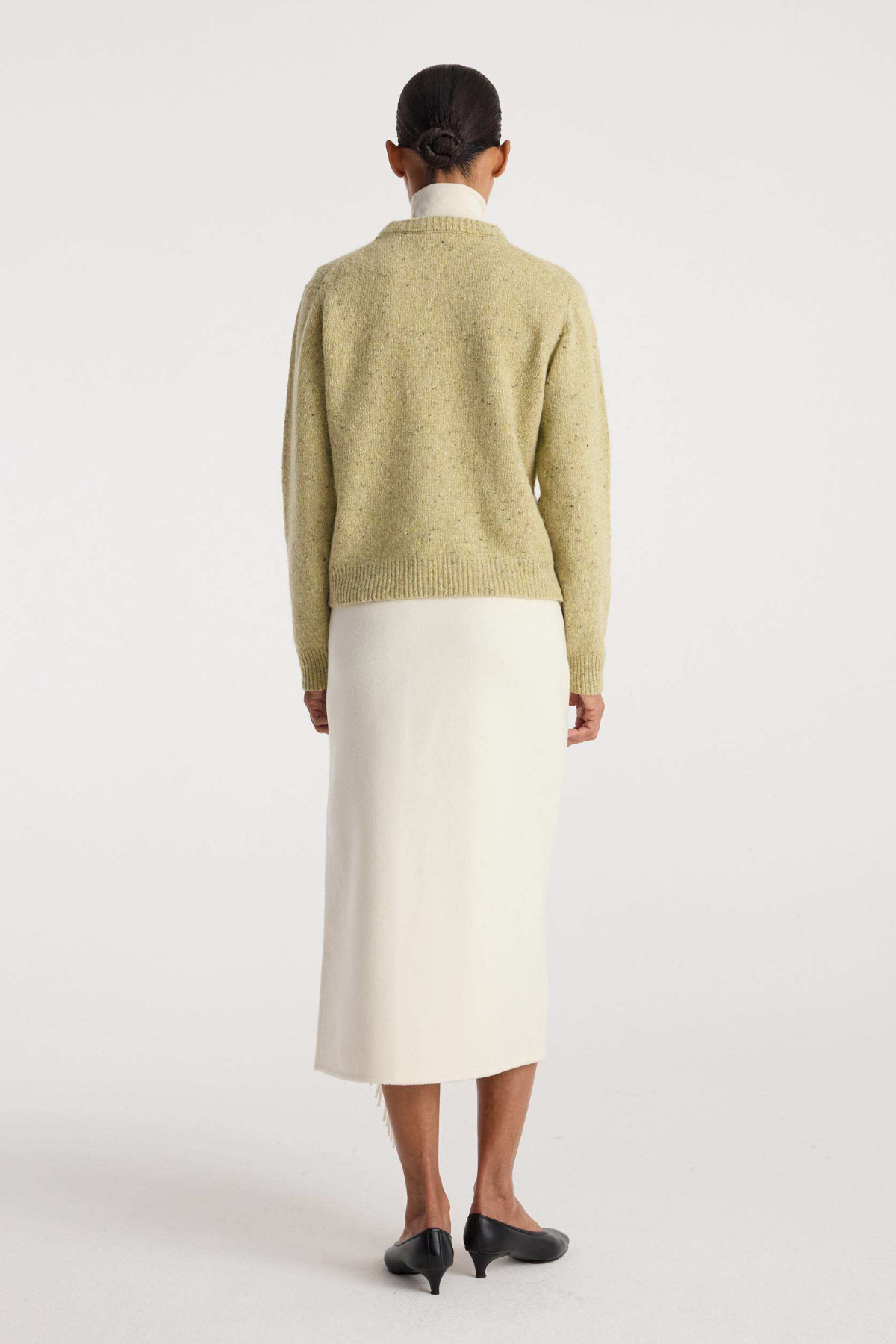 Double-Faced Fringe Skirt