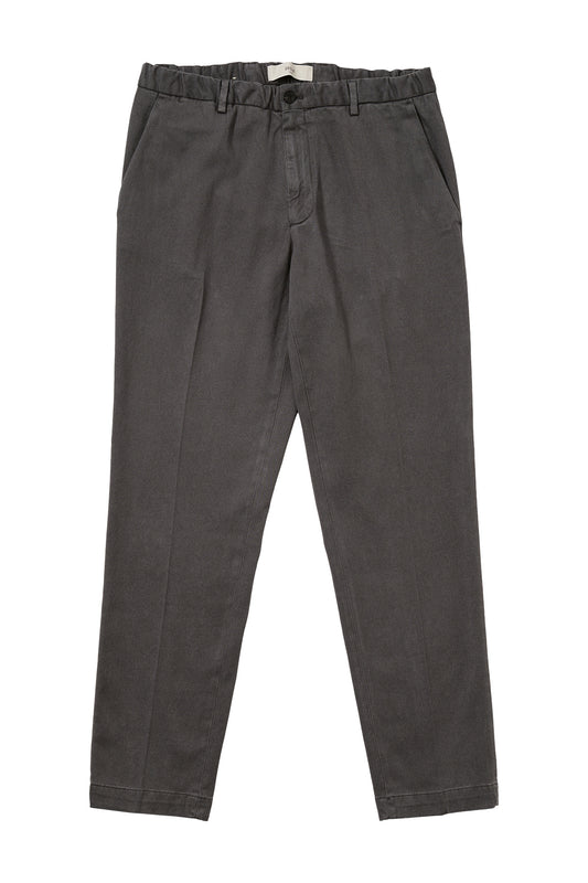 Cotton Blend Pant with Elastic Waistband