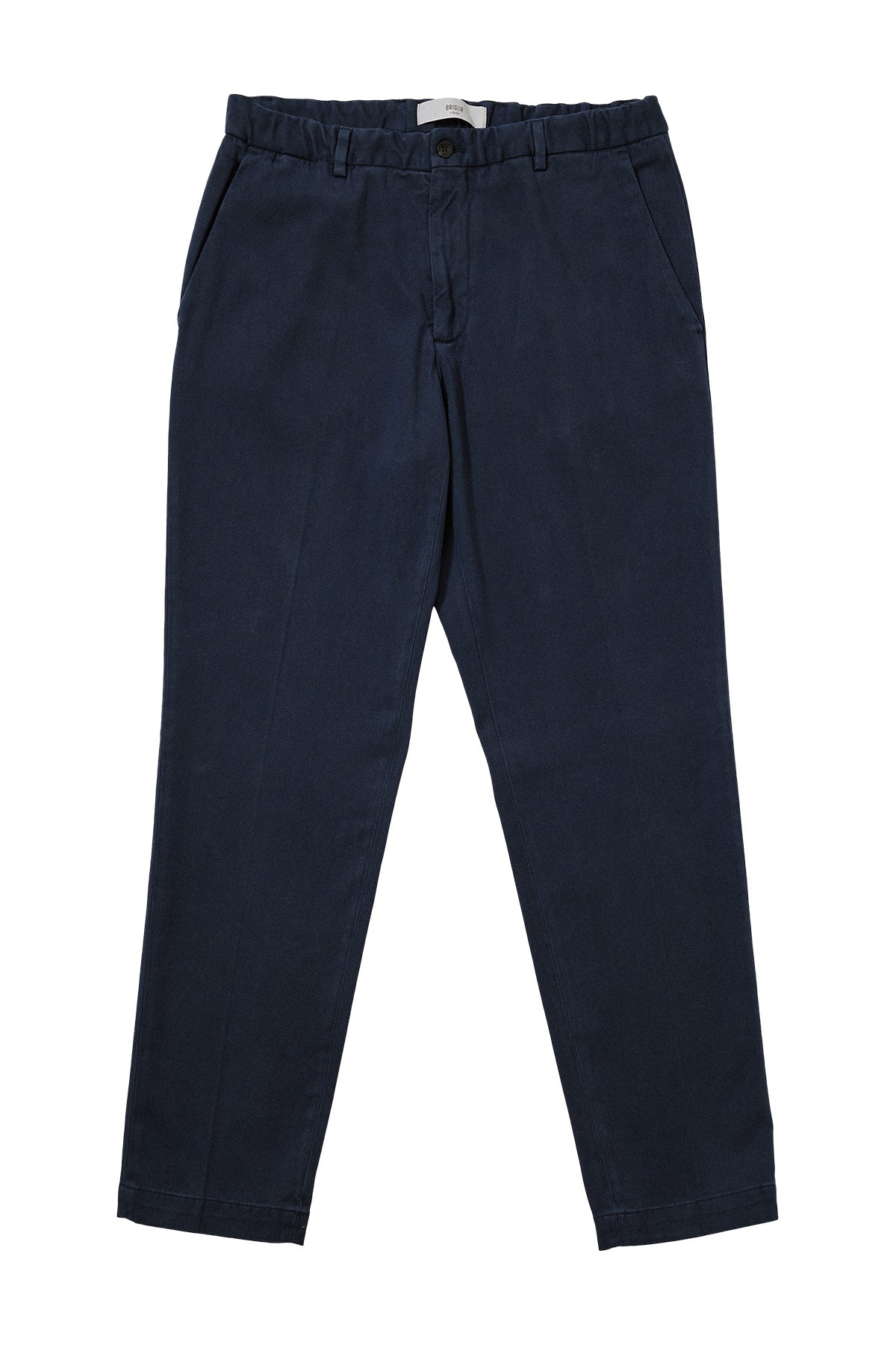 Cotton Blend Pant with Elastic Waistband