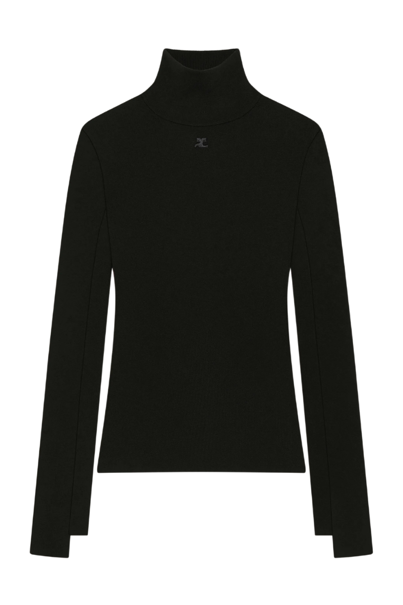 Interlock Mockneck Sweater-Courrèges-Boyds Philadelphia