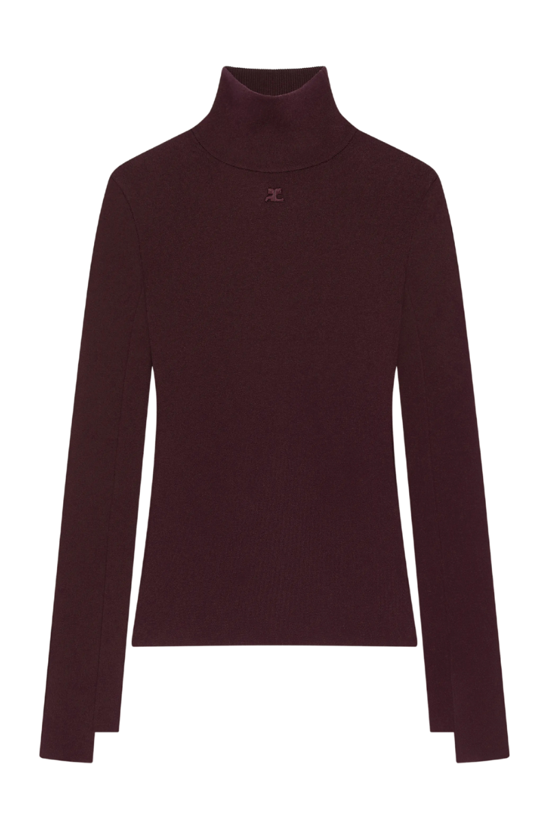 Interlock Mockneck Sweater-Courrèges-Boyds Philadelphia