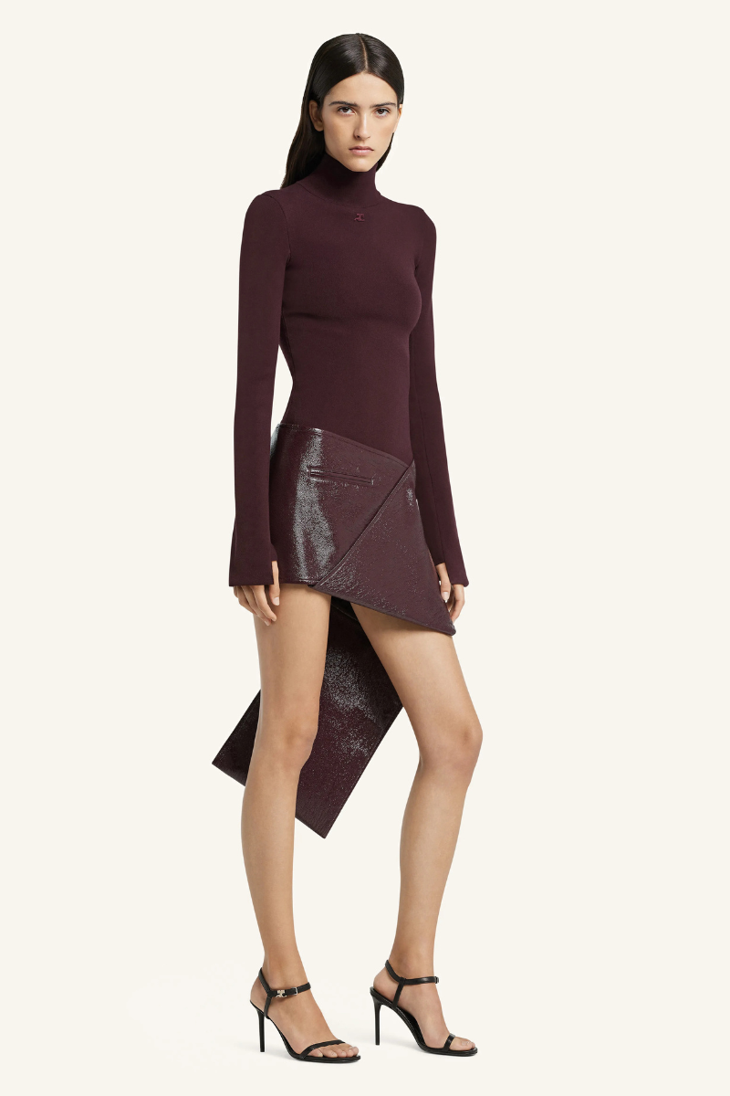 Interlock Mockneck Sweater-Courrèges-Boyds Philadelphia
