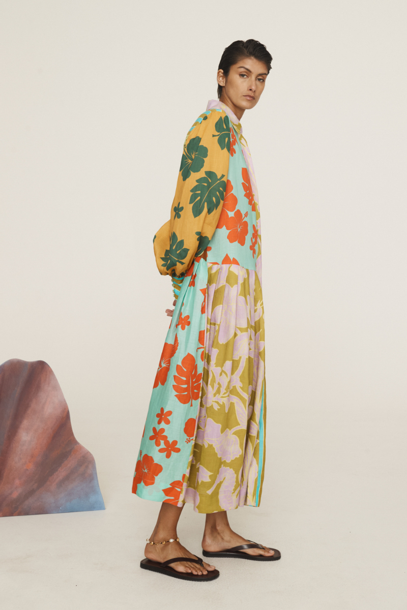 Poppy Spliced Shirtdress-ALEMAIS-Boyds Philadelphia