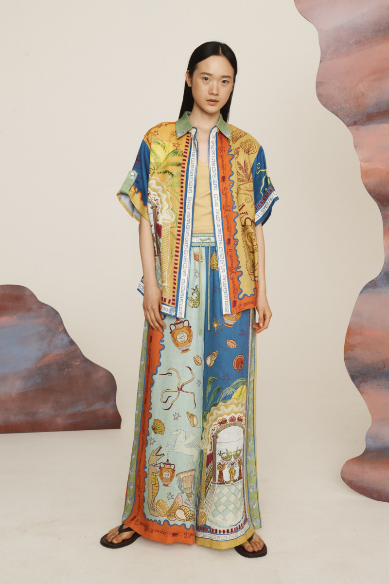 Surrealist Summer Pant-ALEMAIS-Boyds Philadelphia
